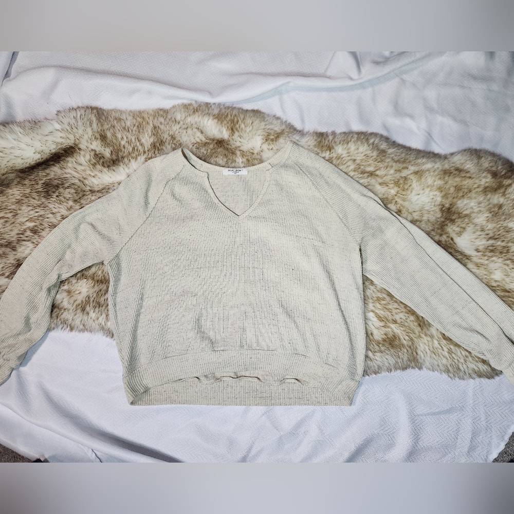 Project Social T Ribbed Knit Sweater